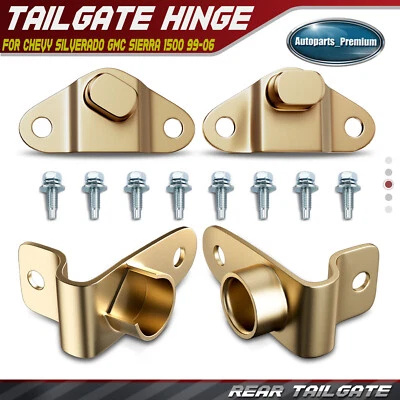 4x LH&RH Tailgate Hinge Insert Kit for Chevy Silverado GMC Sierra 1500 1999-2006 - Image 1 of 4