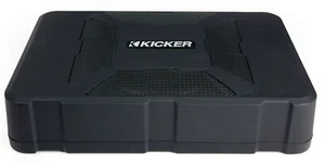 KICKER 8" Active Subbox HS8 Untersitz Aktiv Subwoofer mit Verstärker 300 Watt - Bild 1 von 4