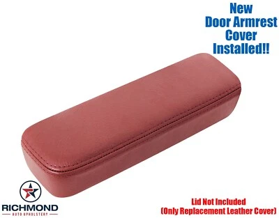 Ford F-250 F-350 King Ranch 2011-2014 - Cubierta de reposabrazos de cuero para puerta lateral del conductor Foto 1 de 4