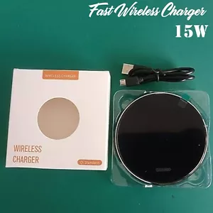 Cargador portátil con almohadilla de carga inalámbrica rápida de 15 W para Google Pixel 9 Pro plegable 2024 - Imagen 1 de 10
