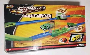 Corgi Wheelz Streakerz Jumpin Jack Fast Motorized Car Track SET 2007 NIB Racing - Picture 1 of 11