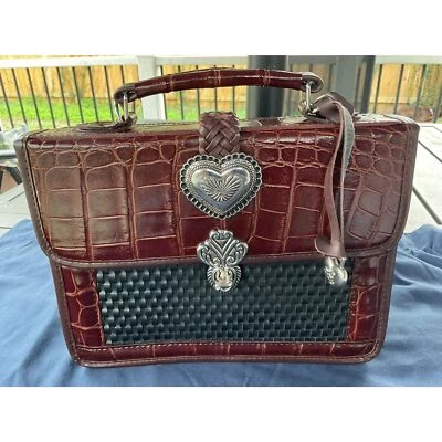 Винтажный мини-портфель-органайзер через плечо 1990-е Brighton - Изображение 1 из 4