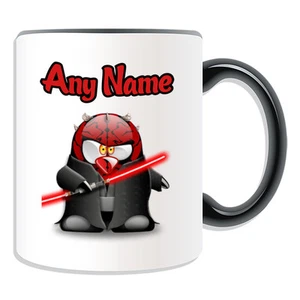 Regalo Personalizado Pingüino Darth Maul Taza Caja de Dinero Copa Héroe Película de Star Wars - Imagen 1 de 20