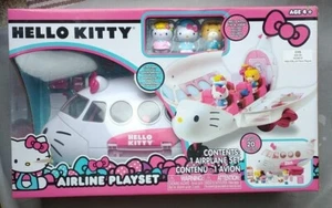 Neu Hello Kitty Airline Spielset Flugzeug Flugzeug 20 Stück Set #84075 - Bild 1 von 1