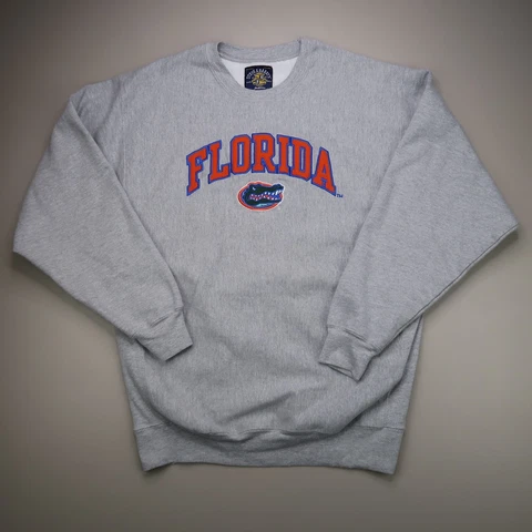 Florida Gators Sweater Mens Extra Large Gray Pullover Sweatshirt Steve Barrys Cover