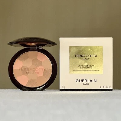 GUERLAIN TERRACOTTA LIGHT HEALTHY GLOW BRONZER 03-MEDIUM WARM (0.3OZ/10G) NEW - Image 1 of 4