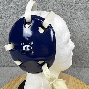 Cliff Keen Signature Athletic Wrestling Headgear E58 Blue White Chin Strap - Picture 1 of 4