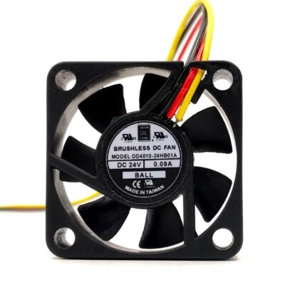 1 pcs  ORION FANS Fan OD4010-24HB01A DC 24V 0.09A 4010 4cm 3-wire cooling fan - Image 1 of 3