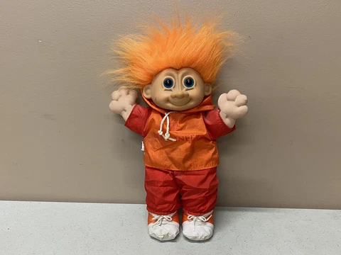 Vintage Tampa Bay Buccaneers Team NFL Football Good Luck Sports Troll Doll Plush Cover