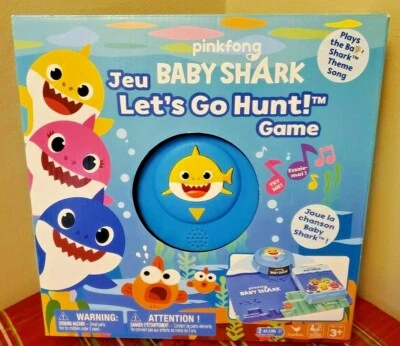Pink Fong BABY SHARK Song Jue Let's Go Hunt Card Game by Cardinal Games - NEW - Image 1 of 3