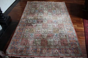 Perser Teppich Ghom Seide Signiert Seidenteppich 205 x 135 Top Orientteppich - Bild 1 von 21