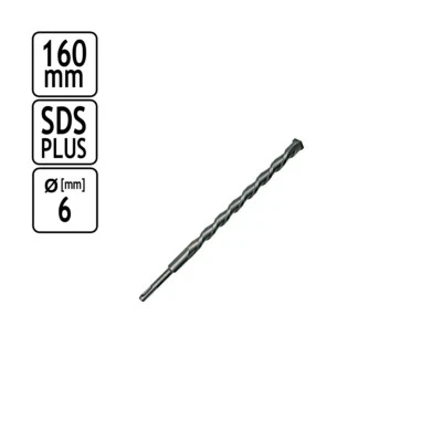 langer Steinbohrer Ø 6 mm x 160 mm SDS Plus - Bild 1 von 2
