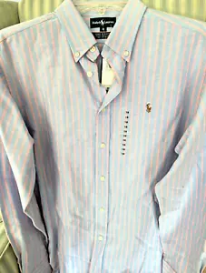 Polo Ralph Lauren Striped 100% Cotton Button Down Shirt Boy's Size (18) - Picture 1 of 3