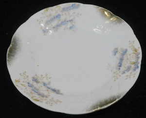 OLD DRESDEN GERMANY PORCELAIN PLATE, TRANSFER w HAND COLORING - Picture 1 of 3