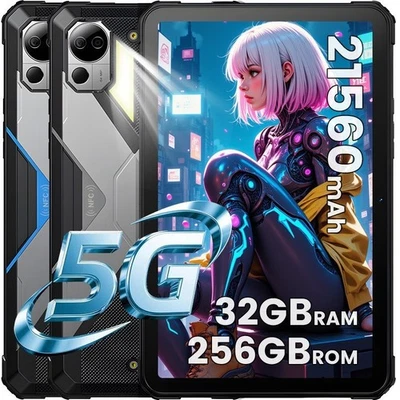 FOSSiBOT DT3 Outdoor Tablet 32GB + 256GB 21560mAh Android 15 Dual-SIM GPS NFC - Imagen 1 de 4