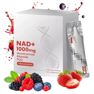 30PCS ZOOONE NR1000 - NAD+ Berry Flavor Drink Mix For Skin Aging Support Energy - Picture 1 of 13
