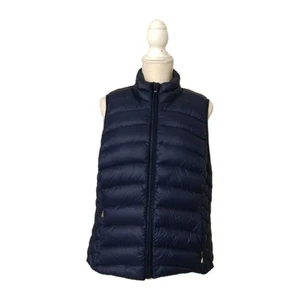 Lauren Ralph Lauren Active Down Full Zip Puffer Vest Blue Women's Size XL - Picture 1 of 5