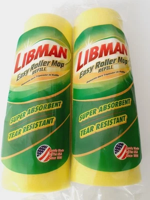 Libman Easy Roller Mop Refill Head Super Absorbent Tear Resistant 02017 - Image 1 of 4