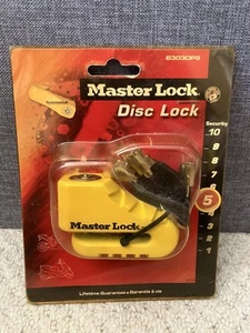 Master Lock 8303DPS Lock with Steel yellow 4 keys - Picture 1 of 4