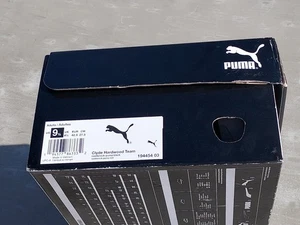 Puma Clyde Men's Size 9.5 Grey Black Retro Shoes 104454-03 - Picture 1 of 9