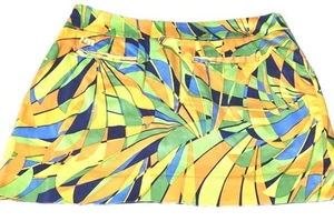 LOUDMOUTH GOLF-Womens Retro Print Cttn/Poly, Flt.Fnt, Athletic Shirt/Skorts-(6) - Bild 1 von 7