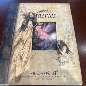 Good Faeries Bad Faeries Hardcover Book Brian Froud Fantasy Art Whimsical Fairy - Imagen 1 de 3