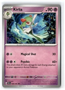 2024 Scarlet & Violet Series - Paldean Fates Kirlia Common #28 - Bild 1 von 2