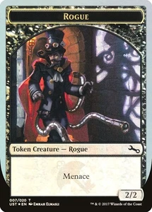 4x Rogue Token *FOIL* - NM - Unstable - SPARROW MAGIC mtg - Picture 1 of 1
