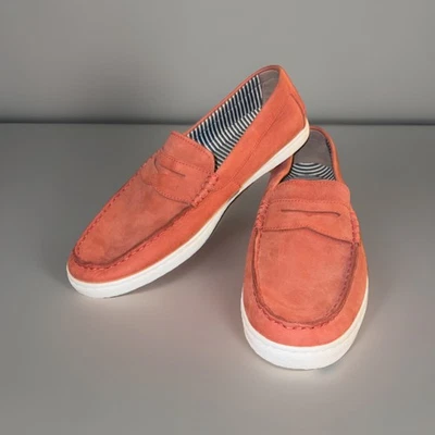 Cole Hann Nantucket Penny Loafers Weekender Suede Redwood Sz 11.5 M Mens - Image 1 of 4