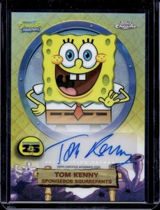 2025 Topps Chrome SpongeBob SquarePants Tom Kenny Solo Auto SA-SB - Picture 1 of 2
