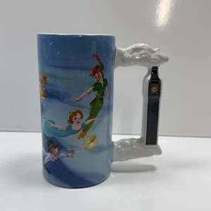 Disney Store Peter Pan Taza Grande Big Ben Mango Taza Alta Té Café Taza - Imagen 1 de 10