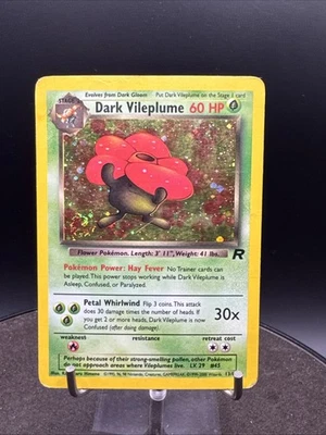 Dark Vileplume 13/82 Team Rocket Holo SWIRL - Image 1 of 4