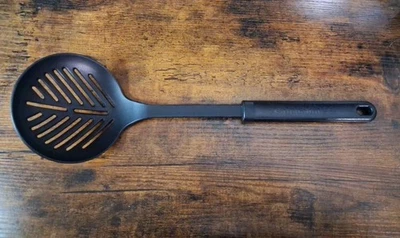 Calphalon Nylon Skimmer Strainer Slotted Black 15" Heat resistant 400° USA - Image 1 of 3