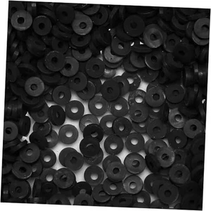 2000pcs Polymer Clay Beads, Round, Beads for Bracelets & Small Pack Black - Picture 1 of 7