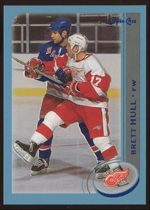 Brett Hull #92 2002-03 O-Pee-Chee Blue Detroit Red Wings Hockey Card SP /500 - Picture 1 of 3