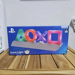 Iconos oficiales de PlayStation luz coleccionable modos de 3 luces lámpara de escritorio paladone - Imagen 1 de 1