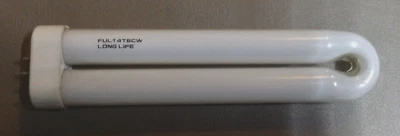 FUL14T6CW U-BEND FLOURESCENT TUBE LIGHT BULB LONG LIFE 4-PIN COOL WHITE SS-1 - Image 1 of 3