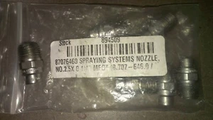 6 Legacy Nozzles 87076460 Spraying Systems Nozzle #2.5 x 0 1/4" Meg 8.707-646.0 - Picture 1 of 1