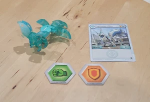 BAKUGAN ULTRA GEOGAN RISING ELEMENTAL FENNECA TRANSPARENT BLUE CHASE B800 RARE - Picture 1 of 14
