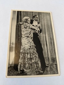 Original WW2 Era Old CIGARETTE Germany Tobacco Card Gerda Maurus & Harry Frank