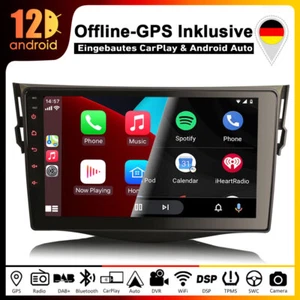 64GB 8-Kern CarPlay Autoradio GPS DAB+ BT OBD 4G WiFi SWC für Toyota RAV 4 III - Bild 1 von 23