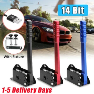 USB SIM Handbrake Clamp For Racing Games G25/27/29 T500 FANATECOSW DIRT RALLY UR - Picture 1 of 13