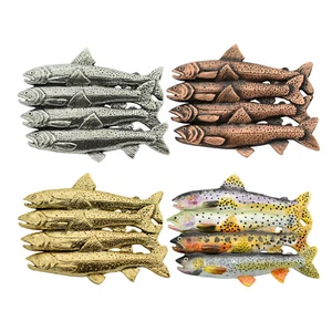 "Pin de Grand Slam de trucha Cutthroat F013PR peltre 2 1/2"" cuatro truchas nativas regalo de pesca" - Imagen 1 de 33