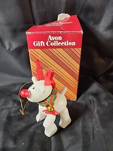 NOS Vintage Avon Gift Collection Belvedeer The Christmas Reindeer Ornament   33c - Picture 1 of 5
