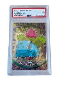 Pokemon Ivysaur 2000 Topps Chrome PSA 7 NM Near Mint - Picture 1 of 5