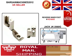 REVERSE INNER FOOT #14216005 FOR JACK JK-2026 WALKING FOOT SEWING MACHINE PART - Picture 1 of 3