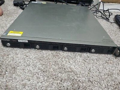 TS-469U-RP QNAP TS-469U-RP 4-BAY NAS SERVER WITH PSU AND HDD - Image 1 of 4