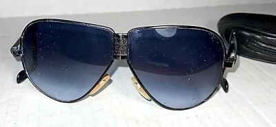 Gafas de sol plegables vintage de aviador, tinte ahumado Y estuche; artículo de viaje - LIL Foto 1 de 4