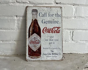 Coca Cola Vintage Style Tin Metal Bar Sign Poster Man Cave Collectible New - Picture 1 of 37