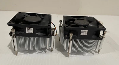 Lot of 2 Dell OptiPlex / XPS CPU Heatsink Fan | Medium Height 03VRGY 3VRGY - Image 1 of 3